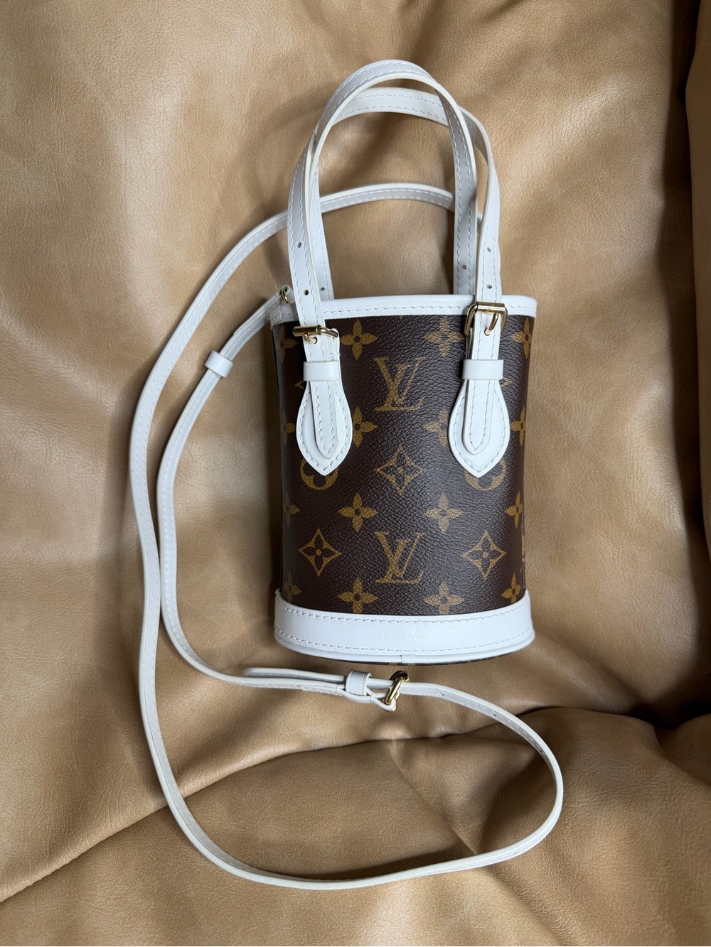 Louis Vuitton Bucket Bag Lv Match Monogram Nano